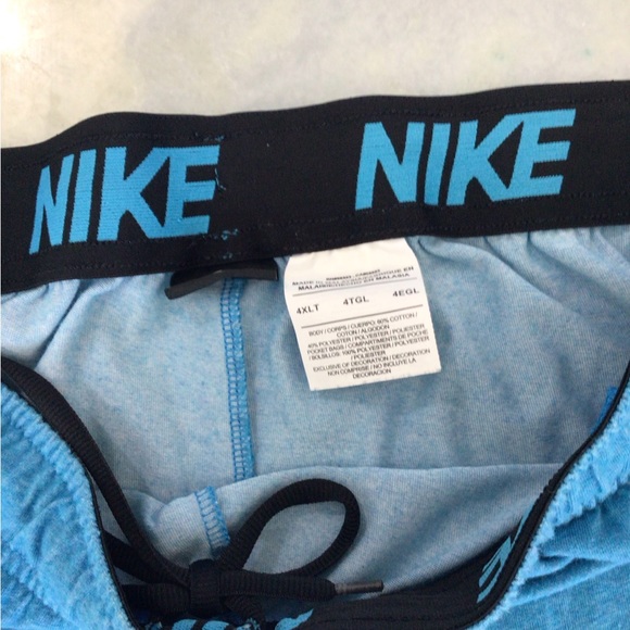Nike Dri-Fit Training Shorts Size 4XLT. Light Blue.  Big/Tall. - Picture 3 of 4